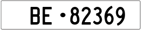 Truck License Plate